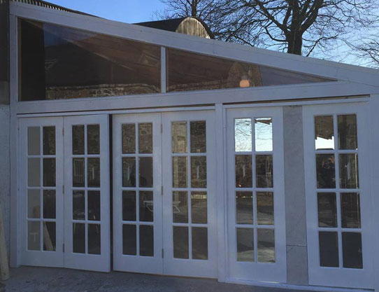New entrance